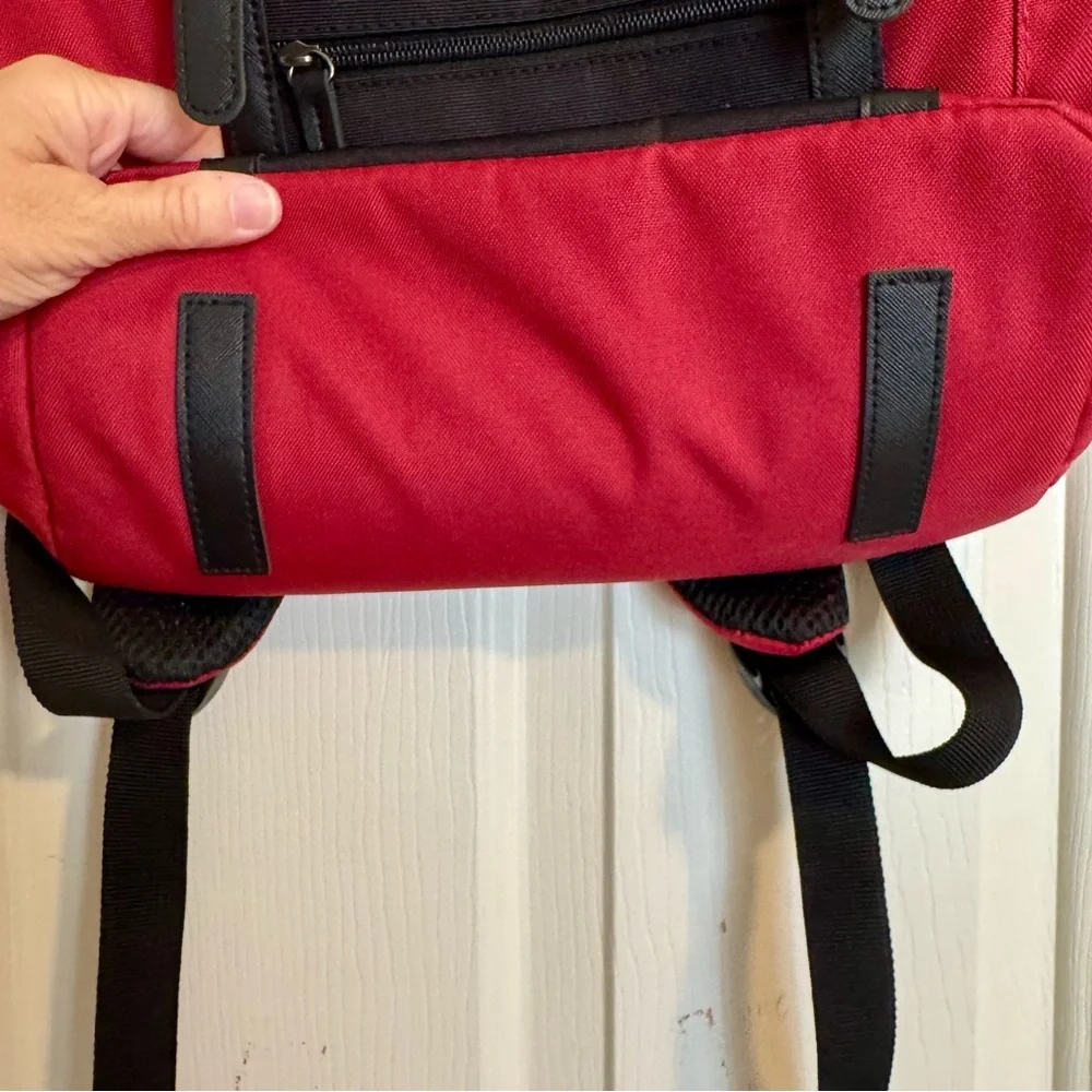 Olympia Red and Black Duke Urban Backpack - NEW